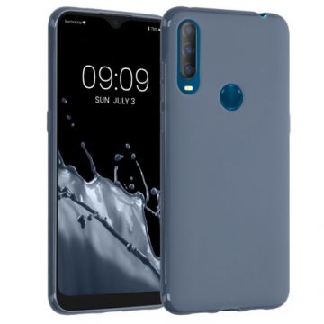 Husa pentru Alcatel 1S (2020), Silicon, Gri, 51515.202, Kwmobile