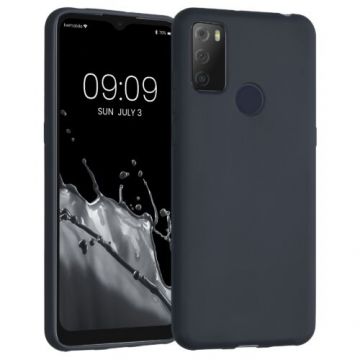 Husa pentru Alcatel 1S (2021), Silicon, Gri, 54466.186, Kwmobile