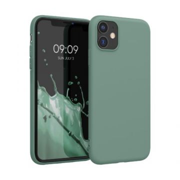 Husa pentru Apple iPhone 11, Silicon, Verde, 49787.166, Kwmobile