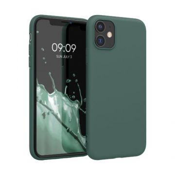 Husa pentru Apple iPhone 11, Silicon, Verde, 49787.169, Kwmobile