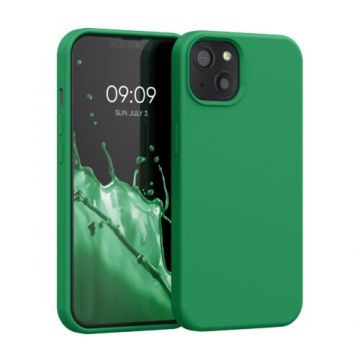 Husa pentru Apple iPhone 13, Silicon, Verde, 55878.227, Kwmobile