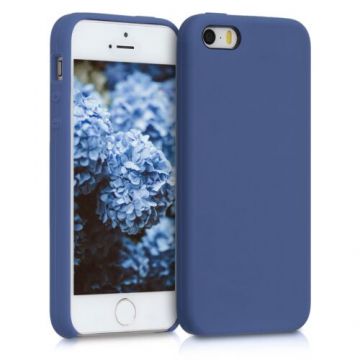 Husa pentru Apple iPhone 5/iPhone 5s/iPhone SE, Silicon, Albastru, 42766.145
