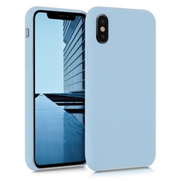 Husa pentru Apple iPhone X/iPhone XS, Silicon, Albastru, 42495.177