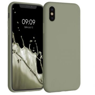 Husa pentru Apple iPhone X/iPhone XS, Silicon, Verde, 42492.172, Kwmobile