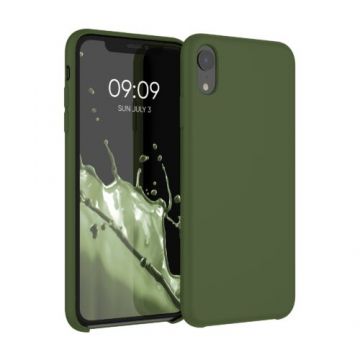 Husa pentru Apple iPhone XR, Silicon, Verde, 45910.179