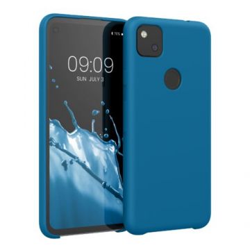 Husa pentru Google Pixel 4a, Silicon, Albastru, 52549.228, Kwmobile