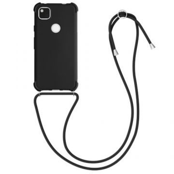 Husa pentru Google Pixel 4a, Silicon, Negru, 53842.01