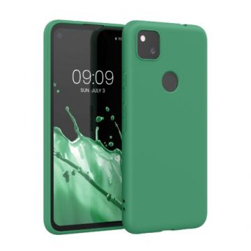 Husa pentru Google Pixel 4a, Silicon, Verde, 52357.227, Kwmobile