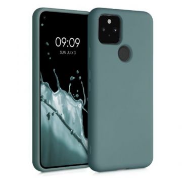 Husa pentru Google Pixel 5, Silicon, Verde, 53778.207