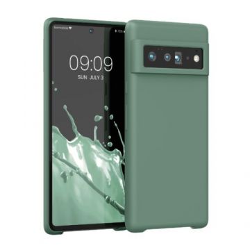 Husa pentru Google Pixel 6 Pro, Silicon, Verde, 55863.166, Kwmobile