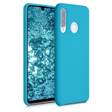 Husa pentru Huawei P30 Lite, Silicon, Albastru, 47510.205