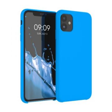 Husa pentru iPhone 11, Silicon, Albastru, 49724.157