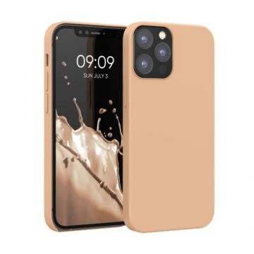 Husa pentru iPhone 12/iPhone 12 Pro, Silicon, Crem, 52641.194