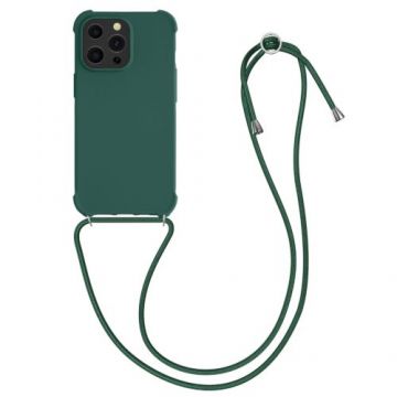 Husa pentru iPhone 13 Pro, Silicon, Verde, 55964.80