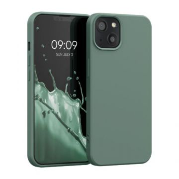 Husa pentru iPhone 13, Silicon, Verde, 55948.166