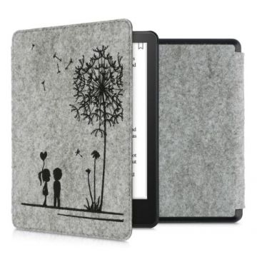 Husa pentru Kindle Paperwhite 11, Textil, Gri, Kwmobile, 56260.01