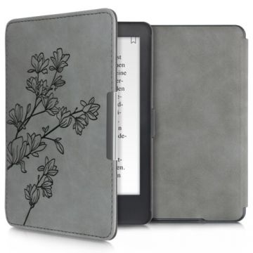 Husa pentru Kindle Paperwhite 7, Piele ecologica, Gri, 49747.04