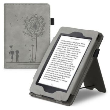 Husa pentru Kindle Paperwhite 7, Piele ecologica, Gri, Kwmobile, 55675.03
