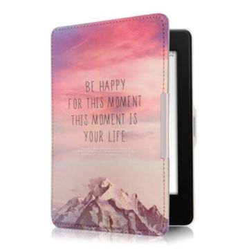 Husa pentru Kindle Paperwhite 7, Piele ecologica, Multicolor, 28118.06