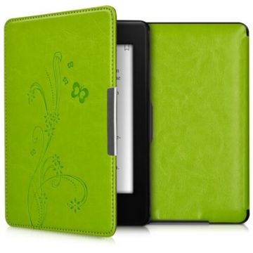 Husa pentru Kindle Paperwhite 7, Piele ecologica, Verde, 23136.28