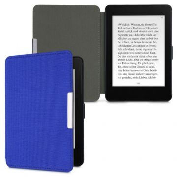 Husa pentru Kindle Paperwhite 7, Textil, Albastru, Kwmobile, 49487.04