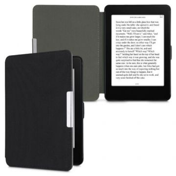 Husa pentru Kindle Paperwhite 7, Textil, Negru, Kwmobile, 49487.01