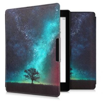 Husa pentru Kobo Aura One, Piele ecologica, Multicolor, 39610.26