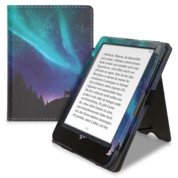 Husa pentru Kobo Clara HD, Piele ecologica, Multicolor, 52456.02