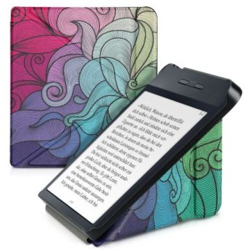 Husa pentru Kobo Libra H2O, Piele ecologica, Multicolor, Kwmobile, 50540.27