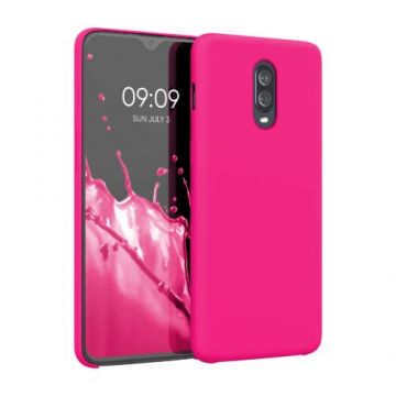 Husa pentru OnePlus 6T, Silicon, Roz, 46316.77