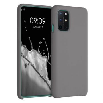 Husa pentru OnePlus 8T, Silicon, Gri, 53683.155, Kwmobile