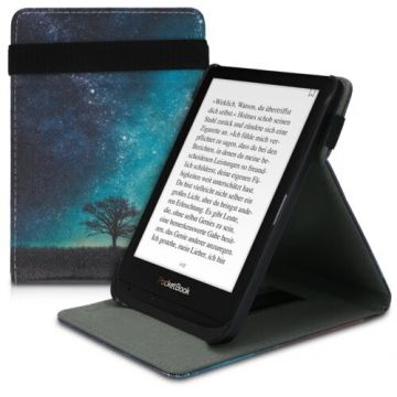 Husa pentru PocketBook Touch Lux 4/Basic Lux 2/Touch HD 3, Piele ecologica, Multicolor, 47603.02