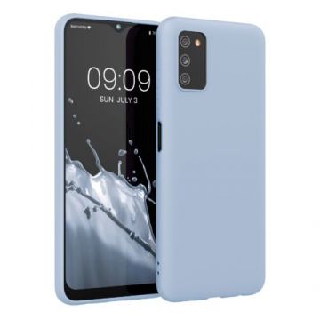 Husa pentru Samsung Galaxy A03s, Silicon, Albastru, 56517.58, Kwmobile