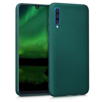 Husa pentru Samsung Galaxy A50, Silicon, Verde, 48056.170
