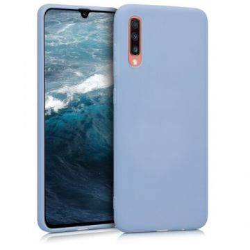 Husa pentru Samsung Galaxy A70, Silicon, Albastru, 48427.58