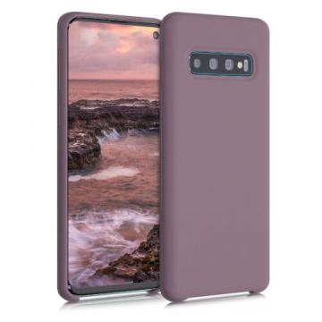 Husa pentru Samsung Galaxy S10, Silicon, Mov, 47732.181