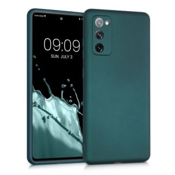 Husa pentru Samsung Galaxy S20 FE, Silicon, Verde, 53930.14