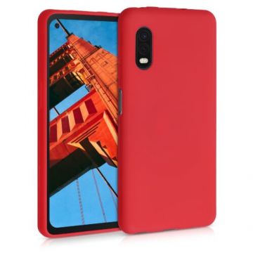 Husa pentru Samsung Galaxy Xcover Pro, Silicon, Rosu, 53154.51