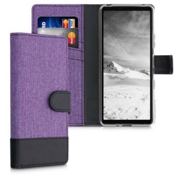 Husa pentru Sony Xperia 10 III, Textil, Mov, 55131.38