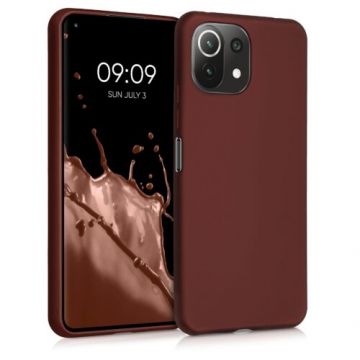 Husa pentru Xiaomi Mi 11 Lite 5G, Silicon, Rosu, 54727.178