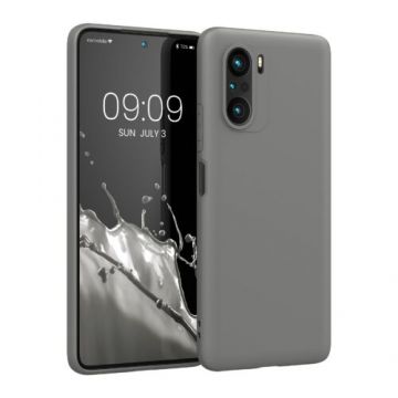 Husa pentru Xiaomi Mi 11i/Poco F3, Silicon, Gri, 57026.155, Kwmobile