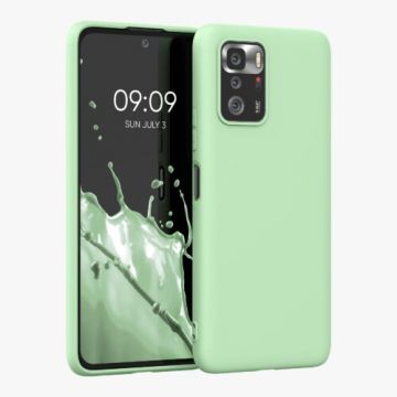 Husa pentru Xiaomi Poco X3 GT, Silicon, Verde, 56019.50, Kwmobile