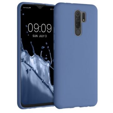 Husa pentru Xiaomi Redmi 9, Silicon, Albastru, 52766.17, Kwmobile