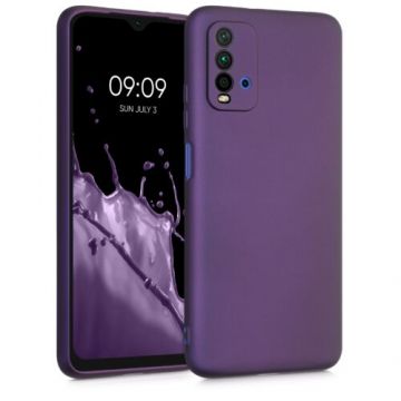 Husa pentru Xiaomi Redmi 9T, Silicon, Mov, 54338.115, Kwmobile