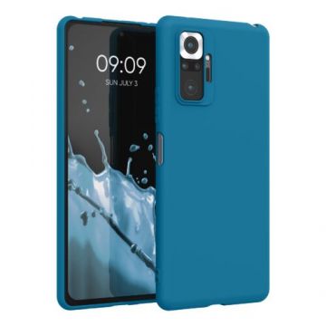 Husa pentru Xiaomi Redmi Note 10 Pro, Silicon, Albastru, 54551.224