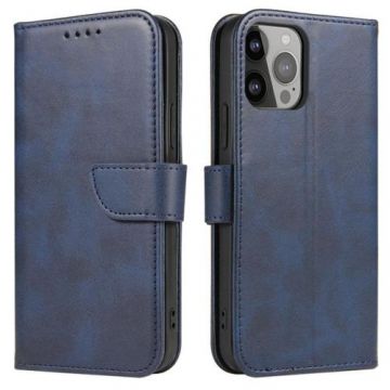 Husa Book Cover Lemontti Magnet Case Xiaomi Redmi Note 12 Pro / Poco X5 Pro 5G (Albastru)