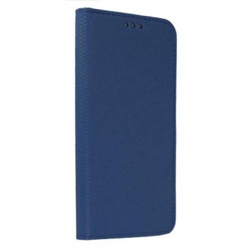 Husa Book Cover Lemontti Smart Magnet compatibila cu Samsung Galaxy A15 / A15 5G (Albastru)