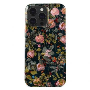 Husa Burga Dual Layer Bloomy Garden compatibila cu iPhone 15 Pro