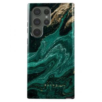 Husa Burga Dual Layer Emerald Pool compatibila cu Samsung Galaxy S23 Ultra