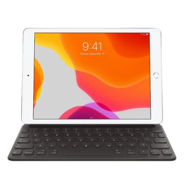 Husa de protectie tableta cu tastatura Apple Smart Keyboard pentru iPad 7/8/9 si iPad Air 3, layout RO